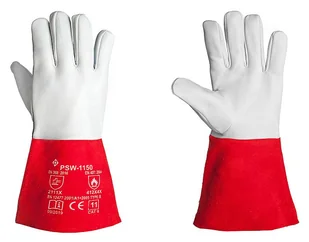 RĘKAWICE OCHRONNE SPAWALNICZE ZE SKÓRY KOZIEJ DOZAMEL WELDER 1150BL; CZERWONY - Akcesoria spawalnicze - miniaturka - grafika 1