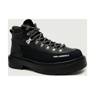 Buty trekkingowe męskie - Karl Lagerfeld Skórzane buty trekkingowe MILES HIKER - miniaturka - grafika 1