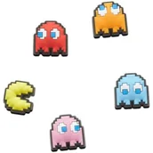 Glany damskie - Zestaw 5 przypinek Jibbitz™ Pac Man 5 Pack 10007700 (CR313-a) Crocs - miniaturka - grafika 1