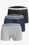Majtki damskie - 3-pak bokserki męskie bawełniane 9000 Sergio Tacchini, Kolor czarno-granatowy, Rozmiar S, Sergio Tacchini - Intymna - miniaturka - grafika 1