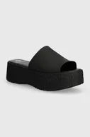 Klapki i japonki damskie - Melissa klapki BECKY + MARC JACOBS AD damskie kolor czarny na platformie M.33968.AP440 - miniaturka - grafika 1