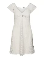Sukienki - VERO MODA Women's VMMAYA SS Short Dress JRS, sukienka, brązowa, S, brzoza, S - miniaturka - grafika 1
