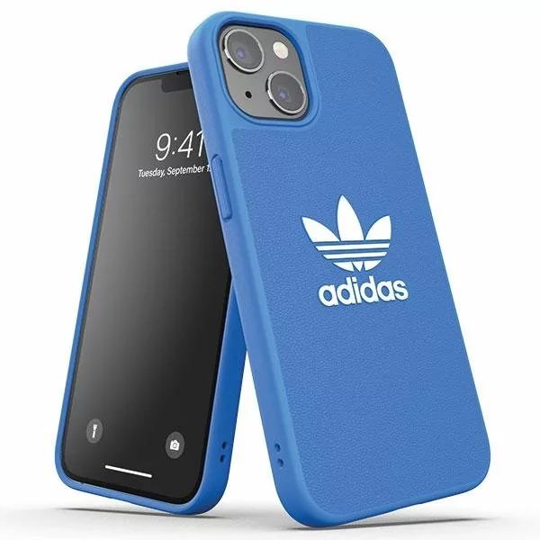 Adidas OR Moulded Case BASIC etui obudowa do iPhone 13 6,1" niebieski/blue 47088