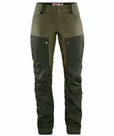Spodnie damskie - FJALLRAVEN Spodnie damskie Keb Trousers W wielokolorowa Grün (Deep Forest/Laurel Green) 38 - miniaturka - grafika 1