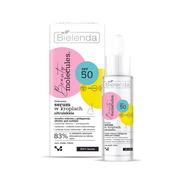 Serum do twarzy - Ochronne ultralekkie serum w kroplach spf 50 - miniaturka - grafika 1