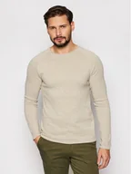 Swetry męskie - Jack&Jones Sweter Hill 12157321 Beżowy Regular Fit - miniaturka - grafika 1