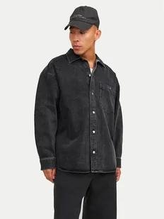 Jack&Jones Koszula jeansowa Santorini 12250602 Czarny Relaxed Fit - Koszule męskie - miniaturka - grafika 1