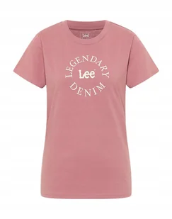 LEE SMALL LEGENDARY TEE DARK MAUVE 112339109 L - Koszulki i topy damskie - miniaturka - grafika 1