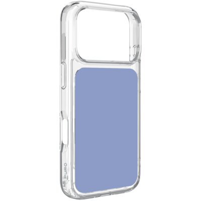 Etui PURO Plate Mag MagSafe do Apple iPhone 18 Pro Max Przezroczysto-niebieski