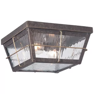 Quoizel CORTLAND QZ/CORTLAND/F plafon sufitowy 2x60W E27 - Lampy ogrodowe - miniaturka - grafika 2