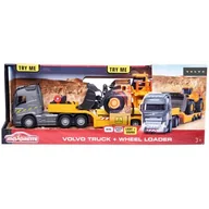 Samochody i pojazdy dla dzieci - MAJORETTE Zestaw budowlany Volvo 35cm 372-6000 - miniaturka - grafika 1