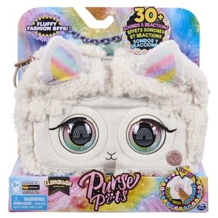 Purse Pets, Interaktywna torebka z oczami Llama - Zabawki interaktywne dla dzieci - miniaturka - grafika 1