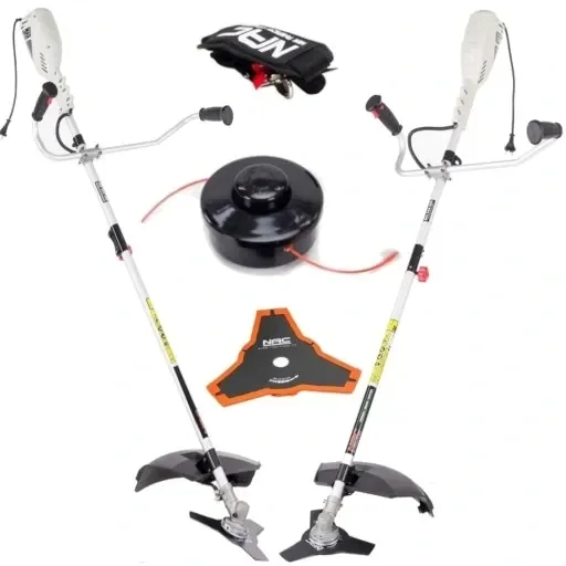 KOSA Elektryczna PODKASZARKA NAC 1400 W Tarcza 25 cm + GŁOWICA 42 cm + Pas