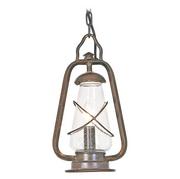 Lampy ogrodowe - Elstead Lighting Lampa wisząca MINERS w stylu lampy górniczej - miniaturka - grafika 1