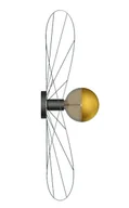 Lampy ścienne - Czarny industrialny kinkiet druciany 70 cm - 4X EX602 A2-P73 - miniaturka - grafika 1