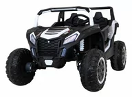 Pojazdy elektryczne dla dzieci - Buggy ATV Racing dla 2 dzieci Biały + Napęd 4x4 + Pilot + Wolny Start + MP3 LED - miniaturka - grafika 1