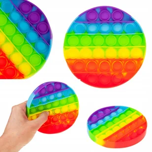 ZABAWKA SENSORYCZNA - POPIT SENSORYCZNY PUSH POP BUBBLE – KÓŁKO - Zabawki sensoryczne - miniaturka - grafika 1