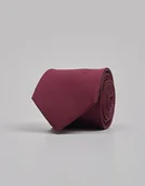 Krawaty i muchy męskie - krawat seta żakard sz1 bordowy - miniaturka - grafika 1