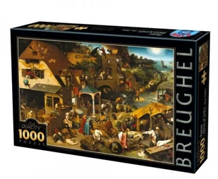 Bluebird Puzzle 1000 elementów. Przysłowia, Brueghel - Puzzle - miniaturka - grafika 1