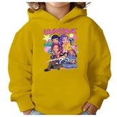 Bluzy dla dziewczynek - BLUZA DZIECIĘCA KPOP DEMON HUNTERS HUNTRIX 110-116 Z KAPTUREM BAWEŁNIANA - miniaturka - grafika 1