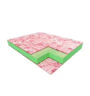 Materace - JANPOL METIS - materac piankowy, Rozmiar - 200x200, Pokrowiec - Silver Care - miniaturka - grafika 1