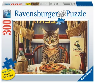 Ravensburger Puzzle 2D Duży Format Kolacja w pojedynkę 300 elementów GXP-811836 - Puzzle - miniaturka - grafika 1