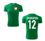 Koszulki sportowe męskie - Treningowa Koszulka POLSKA Łukasz SKORUPSKI 12 jr - miniaturka - grafika 1