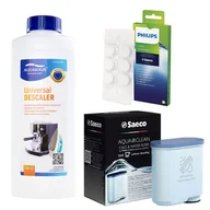 Akcesoria i części do ekspresów do kawy - Zestaw Philips Saeco - Filtr Philips Aquaclean CA6903, Uniwersalny Odkamieniacz 500ml, Philips CA6704/10 Tabletki Czyszczące - miniaturka - grafika 1