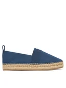 Espadryle damskie - Calvin Klein Espadryle Oblique Espadrille Webbing HW0HW02934 Niebieski - miniaturka - grafika 1