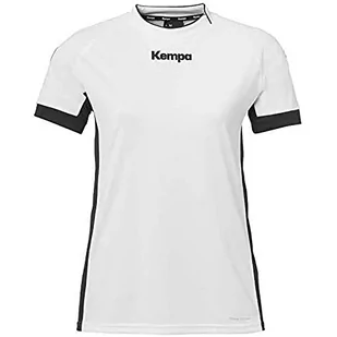 Kempa Prime koszulka damska, biało-czarna, XL - Koszulki i topy damskie - miniaturka - grafika 1