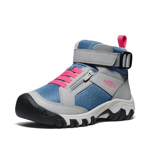 KEEN Targhee Boundless, buty turystyczne, Alloy/Rouge Red, 32 EU, Alloy Rouge Red, 32 EU