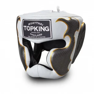 Top King Kask Bokserski Sparingowy TKHGEM-01SV Empower Creativity White/Silver - Kaski bokserskie i maski - miniaturka - grafika 1