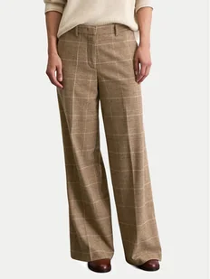 Marc O'Polo Spodnie palazzo 508 0150 10417 Beżowy Wide Fit - Spodnie damskie - miniaturka - grafika 1