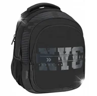 Plecaki szkolne i tornistry - PLECAK SZKOLNY MŁODZIEŻOWY TORNISTER CZARNY - miniaturka - grafika 1