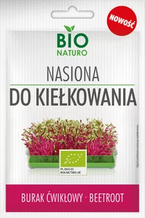 BIONATURO Nasiona do kiełkowania Burak ćwikłowy 10 g BIONATURO Dzień Kobiet | Taniej o 8% - Kiełkownice i akcesoria - miniaturka - grafika 1