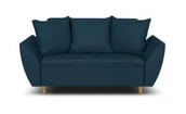 Sofy i kanapy - Sofa kanapa 2 os z funkcją spania ALI granatowa - miniaturka - grafika 1