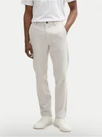 Spodnie męskie - Tom Tailor Denim Spodnie materiałowe 1044843 Beżowy Tapered Fit - miniaturka - grafika 1