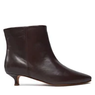 Botki damskie - Botki Balagan BALAGAN-VARED BOTKI BRĄZOWY Brązowy - miniaturka - grafika 1