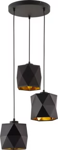 TK Lighting Lampa sufitowa wisząca Siro BLACK 3pł. 1045 - Lampy sufitowe - miniaturka - grafika 1