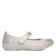 Półbuty damskie - Półbuty Remonte R7627-81 Beżowy - miniaturka - grafika 1