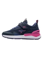 Trampki damskie - Kangaroos Sneakersy "KD-Gym" w kolorze granatowym - miniaturka - grafika 1