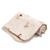 Koce i narzuty dla dzieci - La Millou - Ciepły Koc Velvet BALLERINE - miniaturka - grafika 1