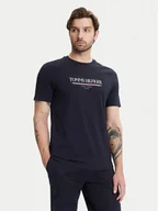 Koszulki męskie - Tommy Hilfiger T-Shirt Brand Love MW0MW40324 Granatowy Regular Fit - miniaturka - grafika 1