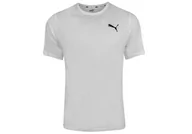 Koszulki męskie - Puma  Koszulka Męska T-Shirt Ess Small Logo Tee White 586668 52 L - miniaturka - grafika 1
