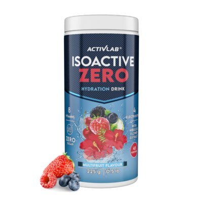 Izotonik ACTIVLAB Isoactive Zero Wieloowocowy (225 g)