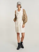 Sukienki - G-Star Sukienka w kolorze białym - miniaturka - grafika 1