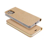 Etui i futerały do telefonów - Forcell Kabura LUNA Book Gold do HUAWEI P20 Lite złoty - miniaturka - grafika 1