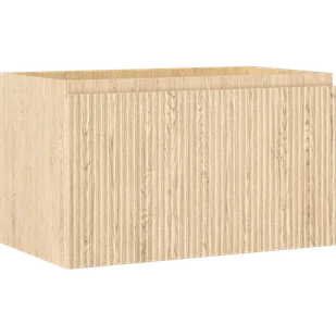 Mexen Rivel szafka łazienkowa podumywalkowa 80 cm, 1 szuflada, ryflowana , dąb - 91A20-08047-1-BF81 - Szafki łazienkowe - miniaturka - grafika 1