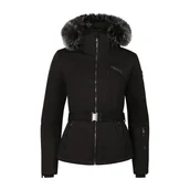 Kurtki narciarskie - Kurtka damska narciarska softshellowa Alpine Pro Dowela 2 k.czarny r.XXL - miniaturka - grafika 1