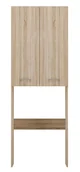 Szafki łazienkowe - Minimalistyczna szafka nad pralkę dąb sonoma R5-L05 - miniaturka - grafika 1